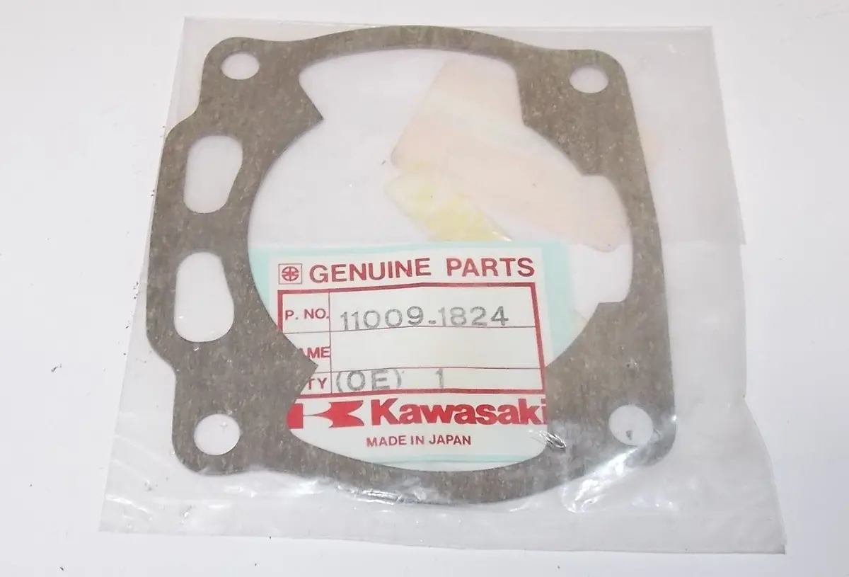 Nos New Oem Kawasaki 1990 Kx125 Cylinder Base Gasket Seal 11009-1824 1