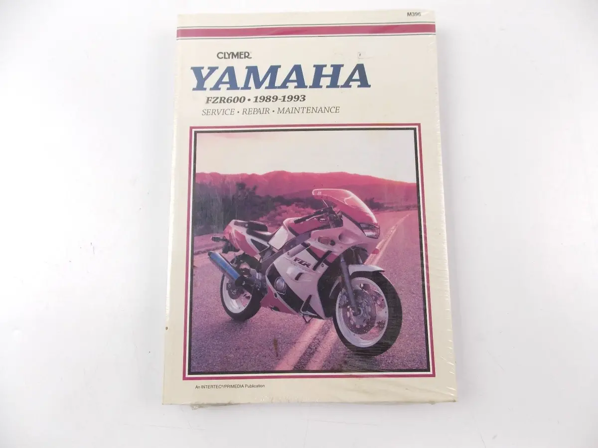 Nos 1989-1993 Clymer Yamaha Service -Repair Manual Fzr600 M396 1