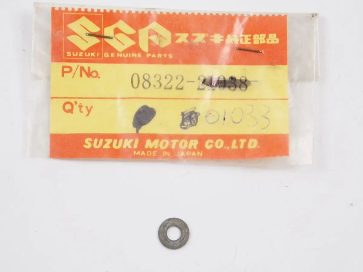 Nos Oem 1984-1993 Suzuki Washer Dr350/650 Vs800 Gs1150 Gsx-R750   08322-01033 1