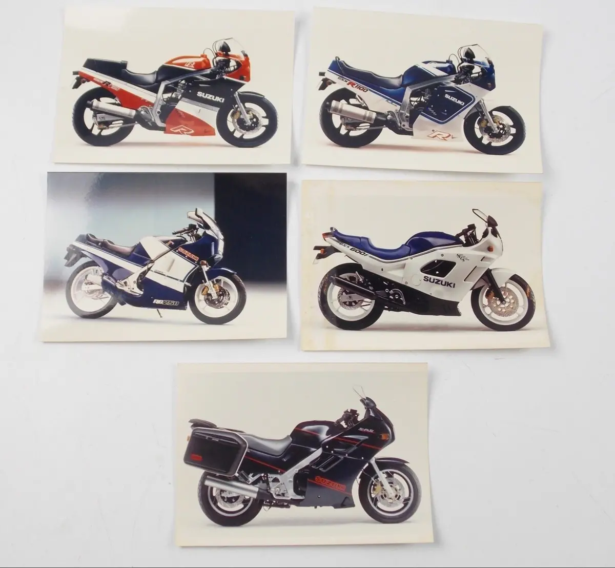 1980'S Suzuki Rg250 Gsf600f Gsxr1100 Gsxr750 Original Dealer Factory Photos 1