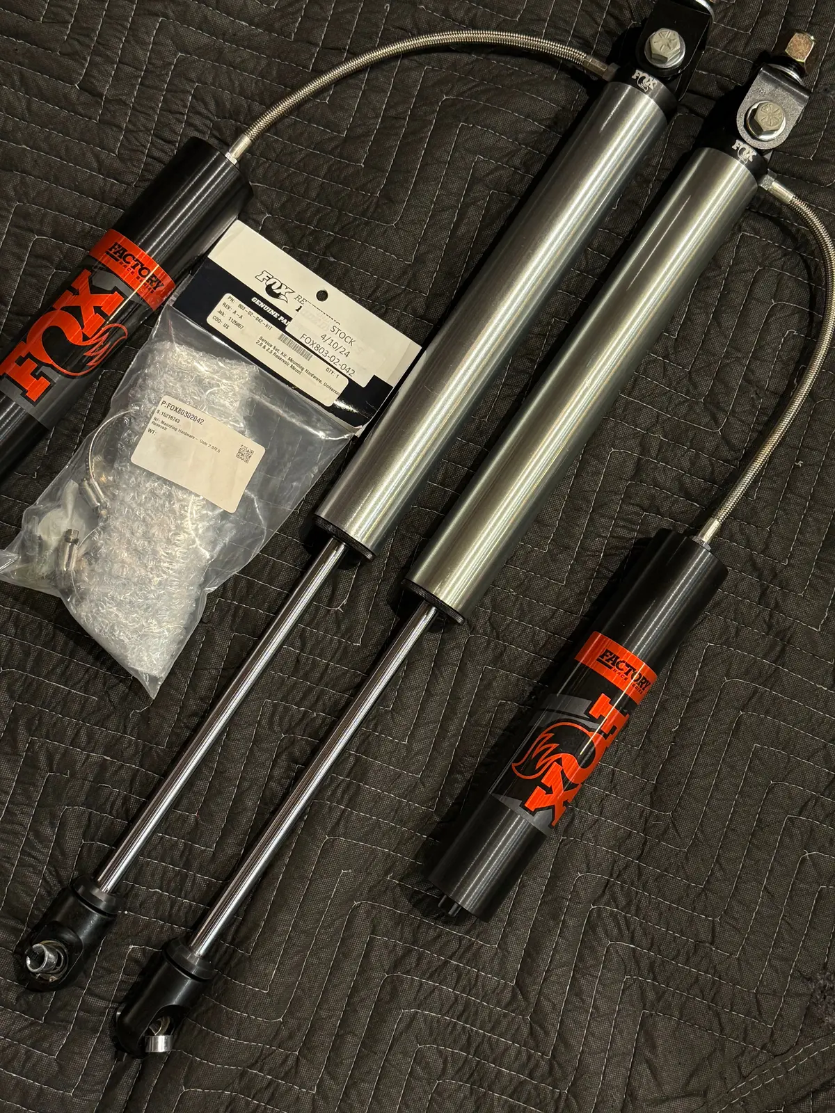 05-23 Tacoma Fox Factory Race 5-7'' Rear 2.0 Reservoir Rear Shock Set- Pt# 980-02-039 (S1) 1
