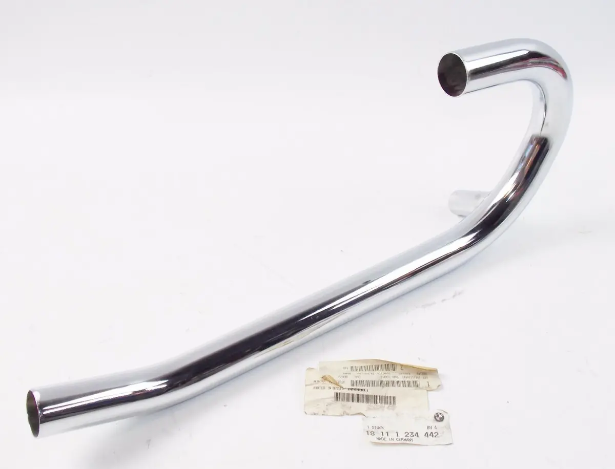 Nos Oem Bmw 76-85 R100rs/Rt/S Chrome Right Exhaust Pipe 18111234442 2