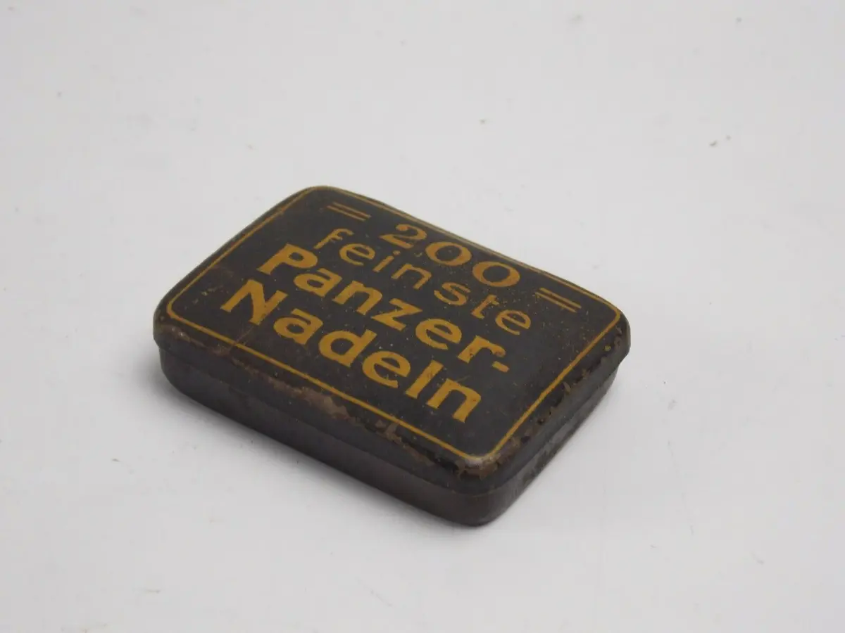 Panzer Nadeln Needle Box Antique Music Phonograph Gramophone Reproducer Recorder 1