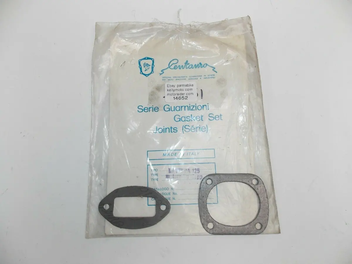 Nos Centauro 533A Laverda Zundapp 125 Intake Exhaust Seal Gaskets Joints Set 1