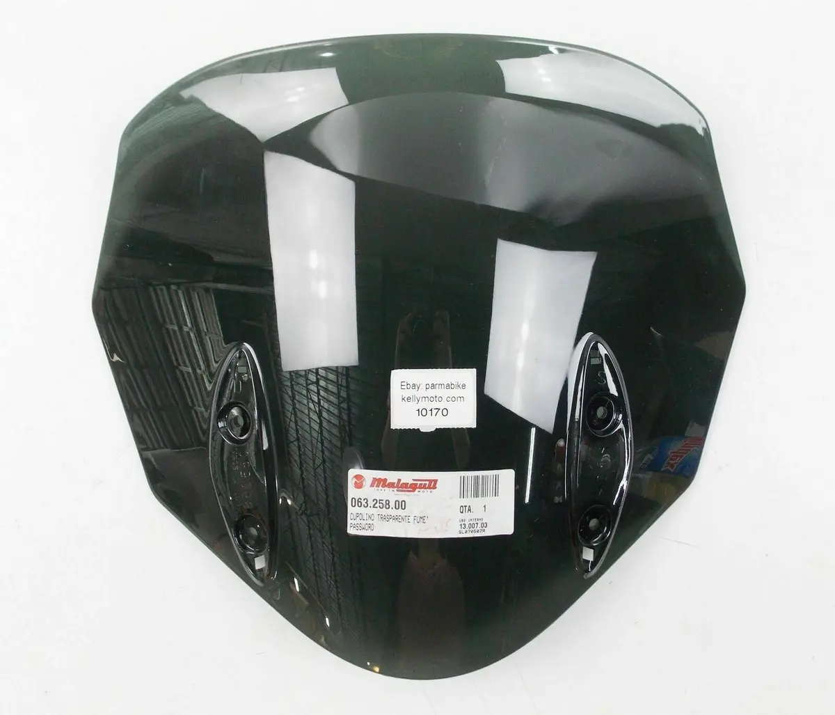 Nos Oem Malaguti Password 250 Euro 2 / 3 Upper Body Windscreen Glass 063.258.00 1