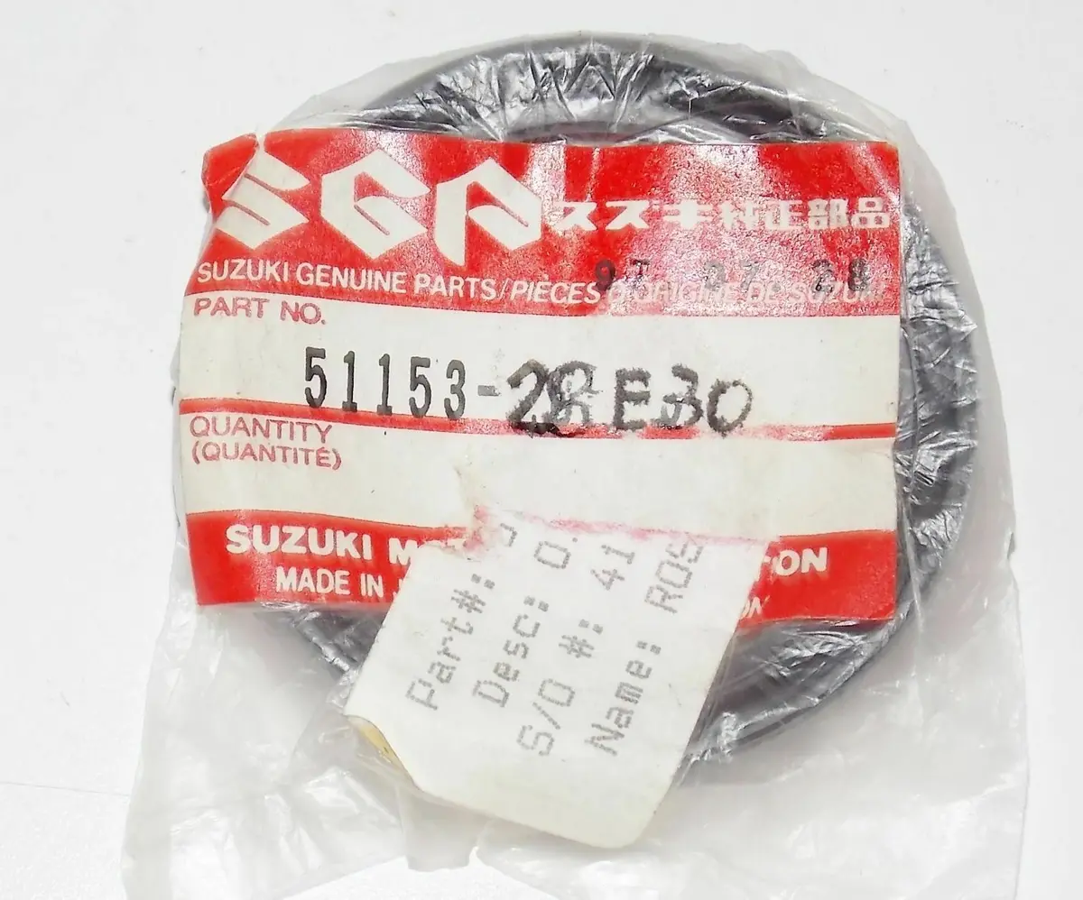 Nos Oem New Suzuki 1993 1994 1995 Rm125 Rm250 Rmx250 Fork Oil Seal 51153-28E30 1