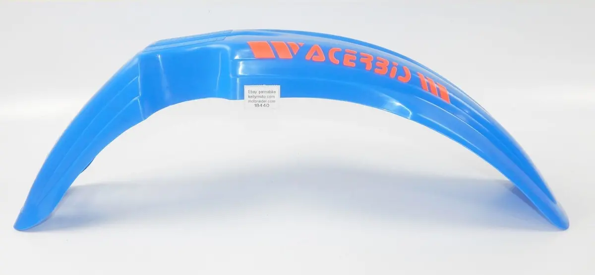 Acerbis Baja 80-14 Mud Guard Front Fender Blue Plastic Husqvarna Cagiva Yamaha 1