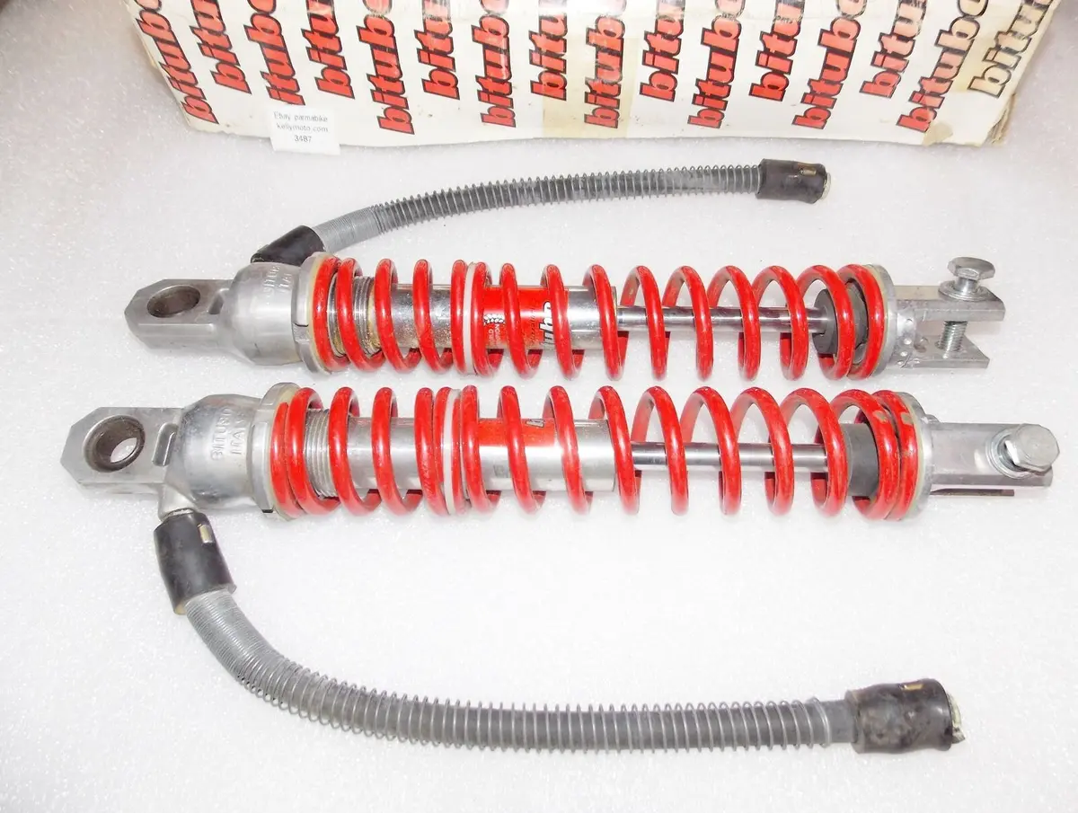 1990'S Bitubo Rear Shock Absorber Set Length 14 1/2" (370Mm) Honda Cb 1