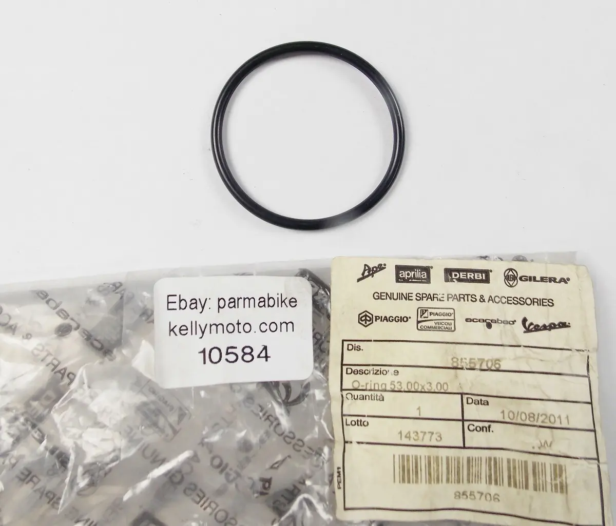 Oem Aprilia 2008-2010 Mxv450 Cross O-Ring D53x3 855706 1