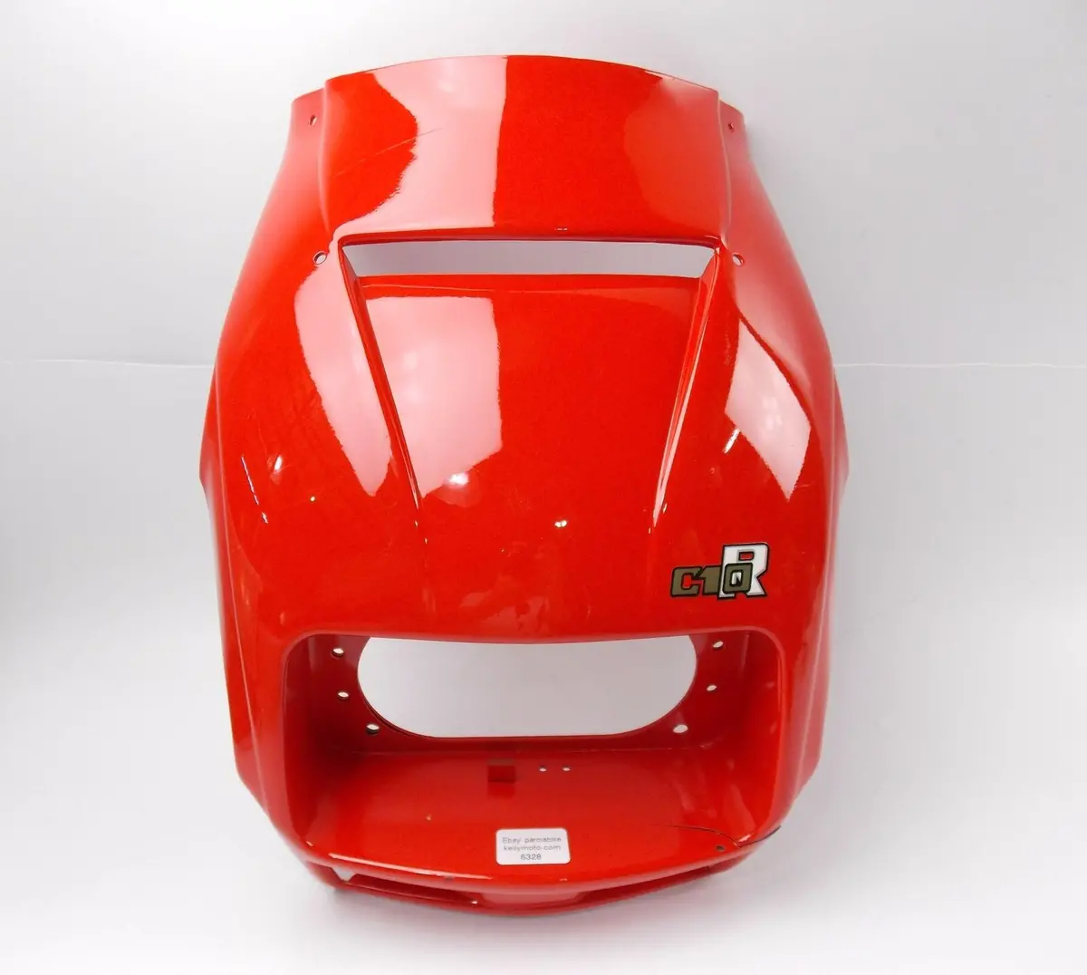 Oem Cagiva 1988 Freccia 125 - C10r Front Fairing Red + Sticker "C10r" 80C060566 1