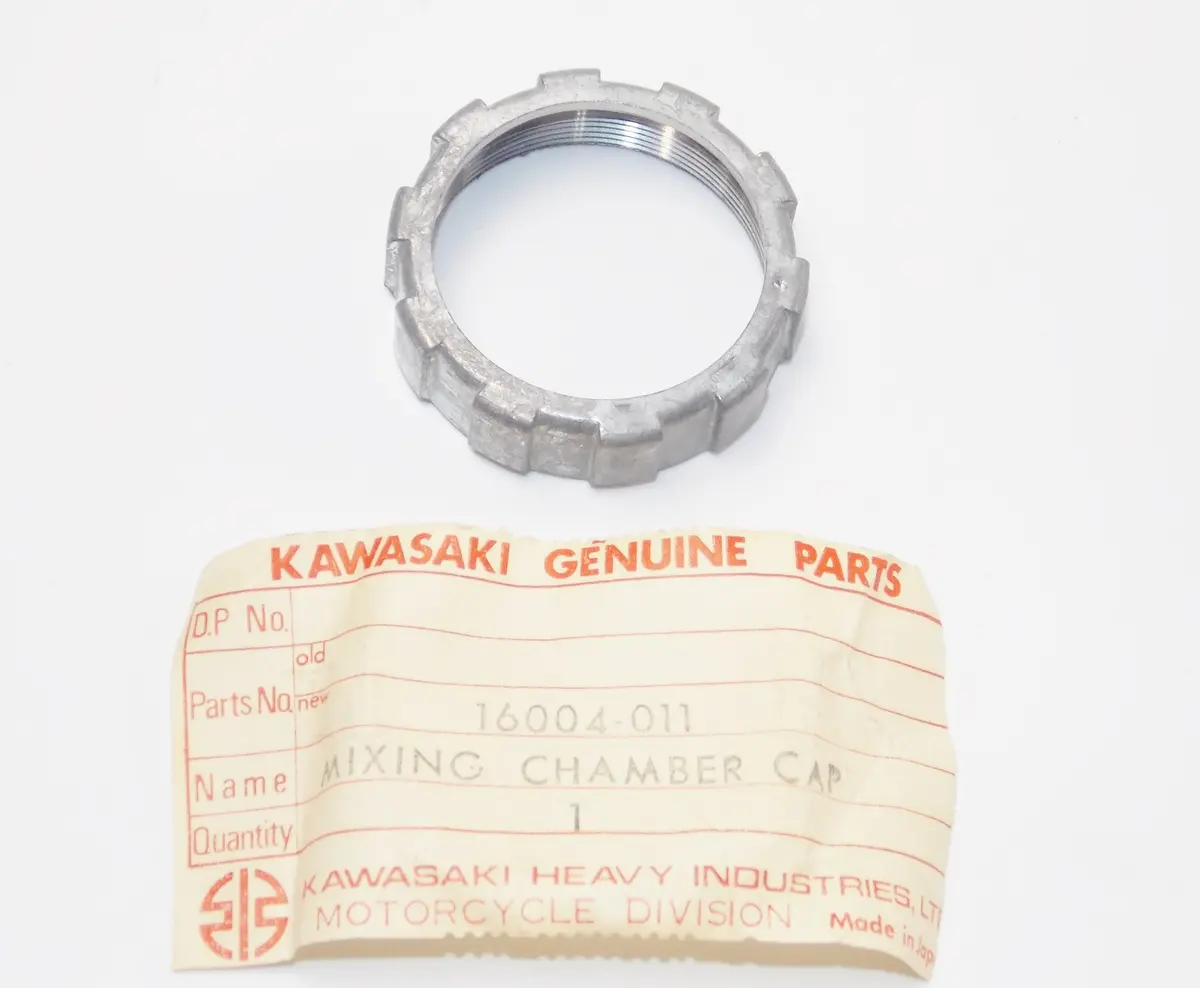 Nos Oem Kawasaki 1966-79 A1 A7 F3 F6 F7 G3 Kd Ke Mixing Chamber Cap 16004-011 1