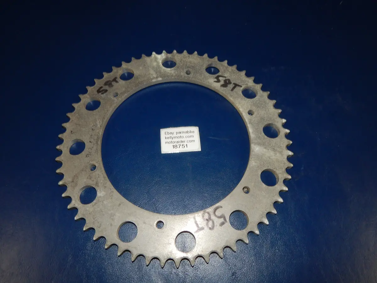 1970'S Alloy 58T Rear Wheel Sprocket Hercules Dkw Sachs Gs Mc 125 175 9020350358 1