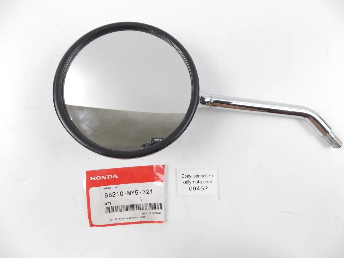 Nos Oem Honda 2000-2002 Cb500 2002 Cb600 Chrome Rear View Mirror 88210-My5-721 1