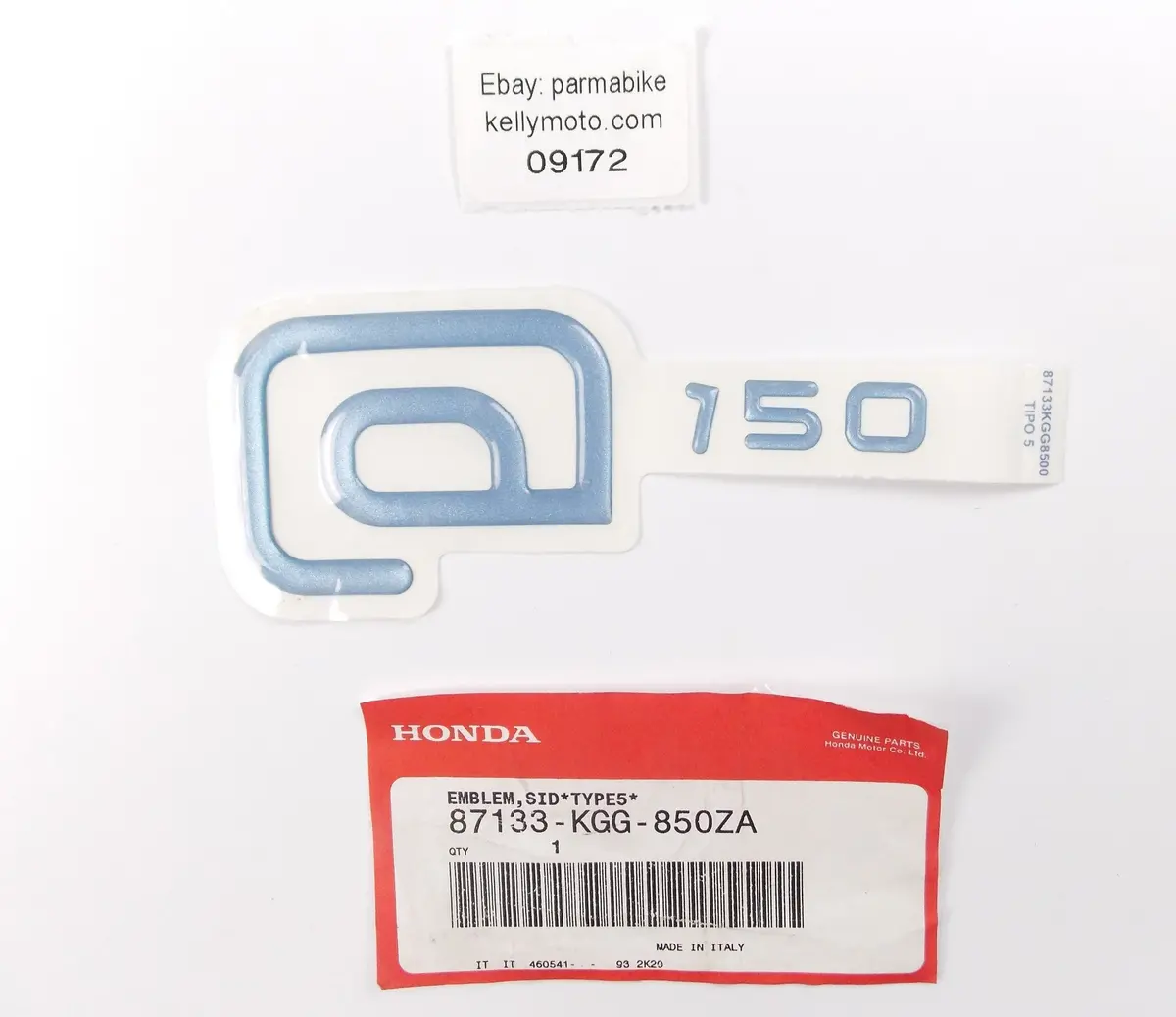 2000-03 Honda Nes125/150 Side Cover Emblem Decal Mark Sticker 87133-Kgg-850Za 1