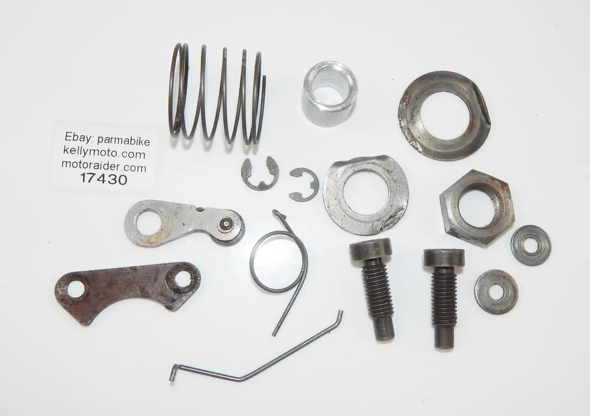 1985 Ktm 250 Shifting Mix Mechanism Parts Spring Bolt Plate Vintage Enduro Cross 1