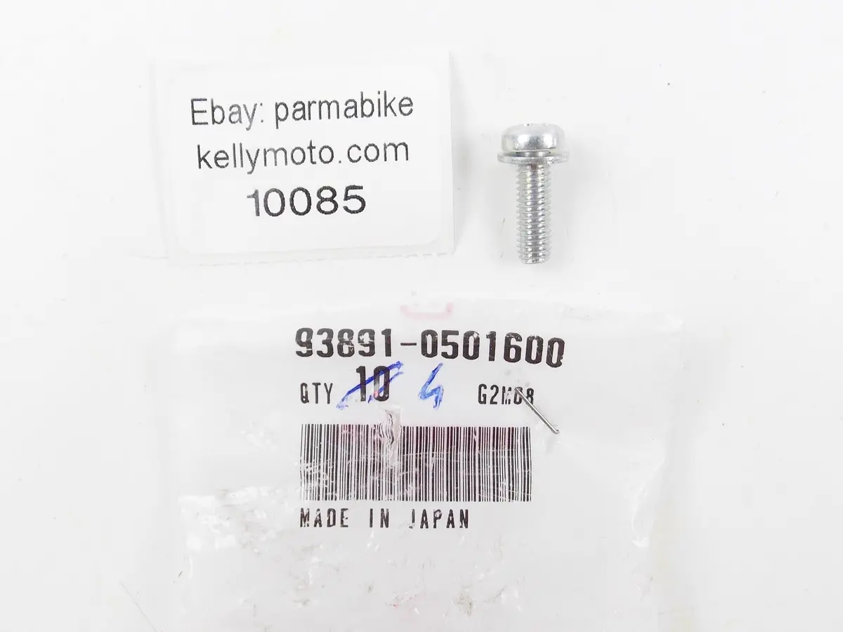 Nos Oem Honda 1986 1987 Fes250 5X16   Screw & Washer  93891-0501600 1
