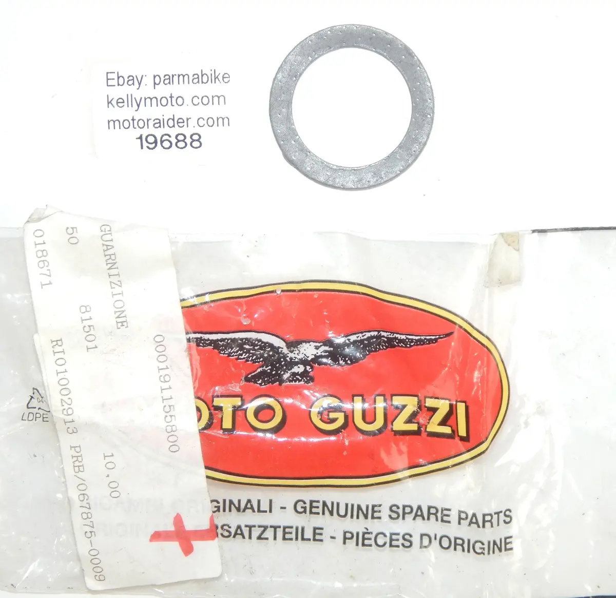 Oem Moto Guzzi Intake Manifold Gasket Seal Exhaust Pipe Muffler Gu19115580 1