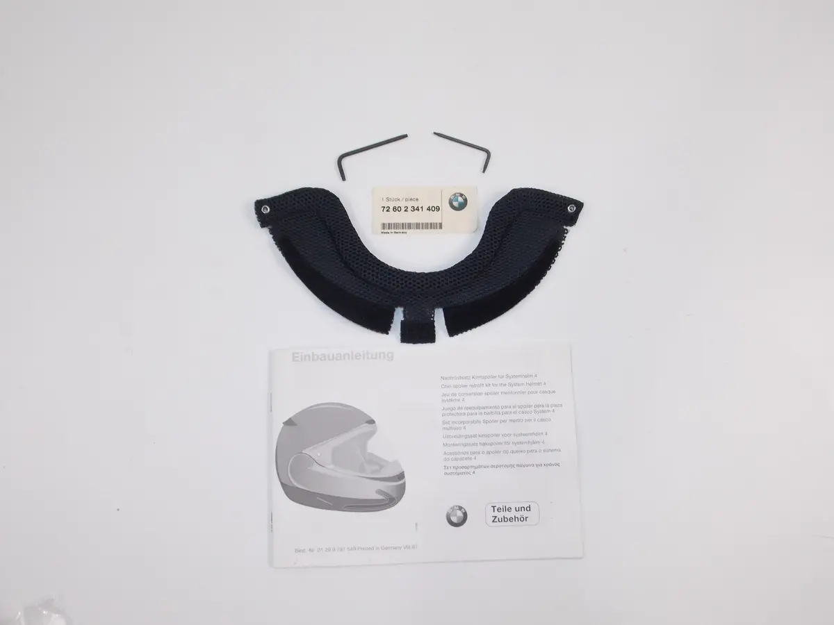 Nos Oem Bmw Chin Spoiler Retrofit Kit Fits System Helmet 4 72602341409 1