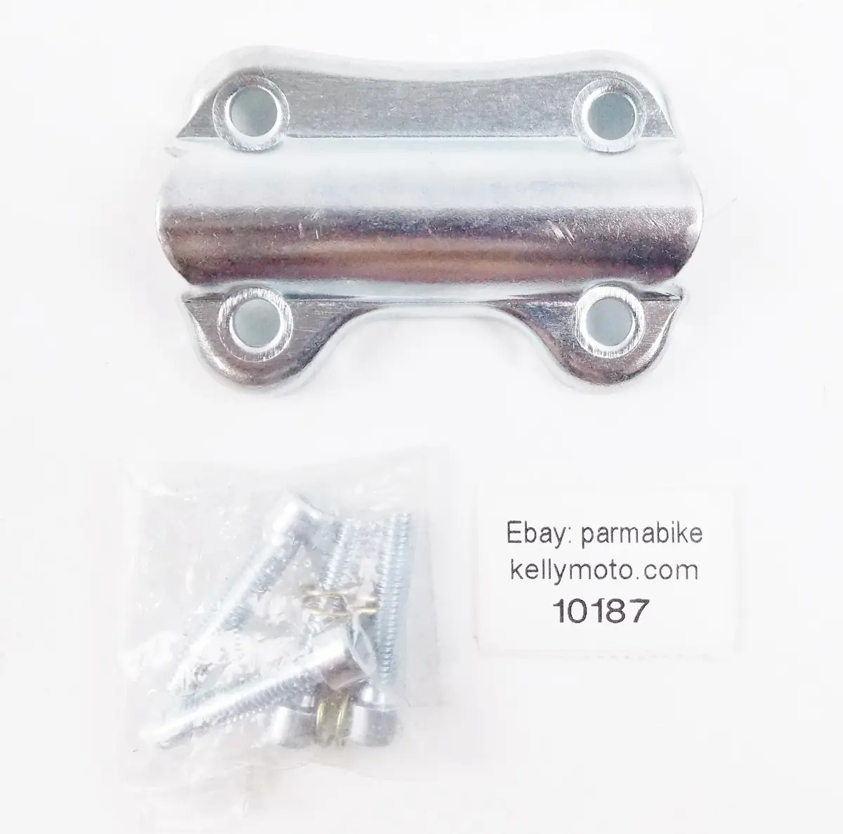 Nos Oem Malaguti Grizzy Handlebar Top Plate + Screws 1