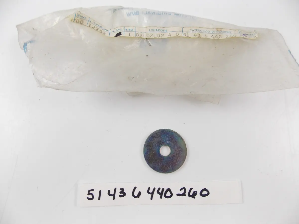 Nos Oem Bmw R 100 /7T 1976-1979 | R 80, R 80 /7 1977-1981 Washer 51436440260 1