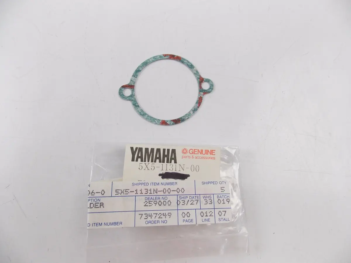 Nos Oem Yamaha 1982-1985 Yz250 J/K/L/N Holder Gasket 5X5-1131N-00 1