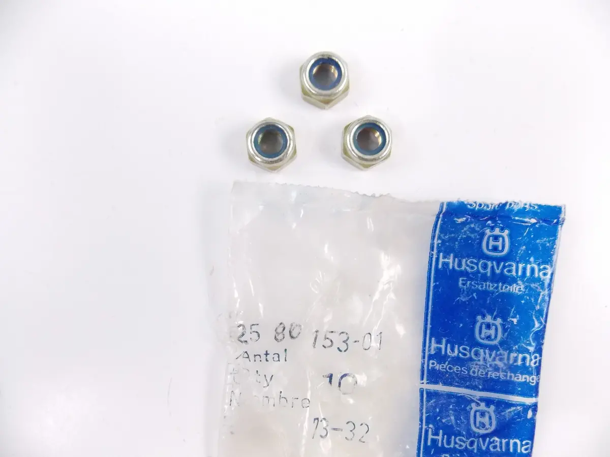 Nos Oem Husqvarna 1977 Cr 125 1980-2006 5/40 Reel Mower Lock Nut Set 258015301 1