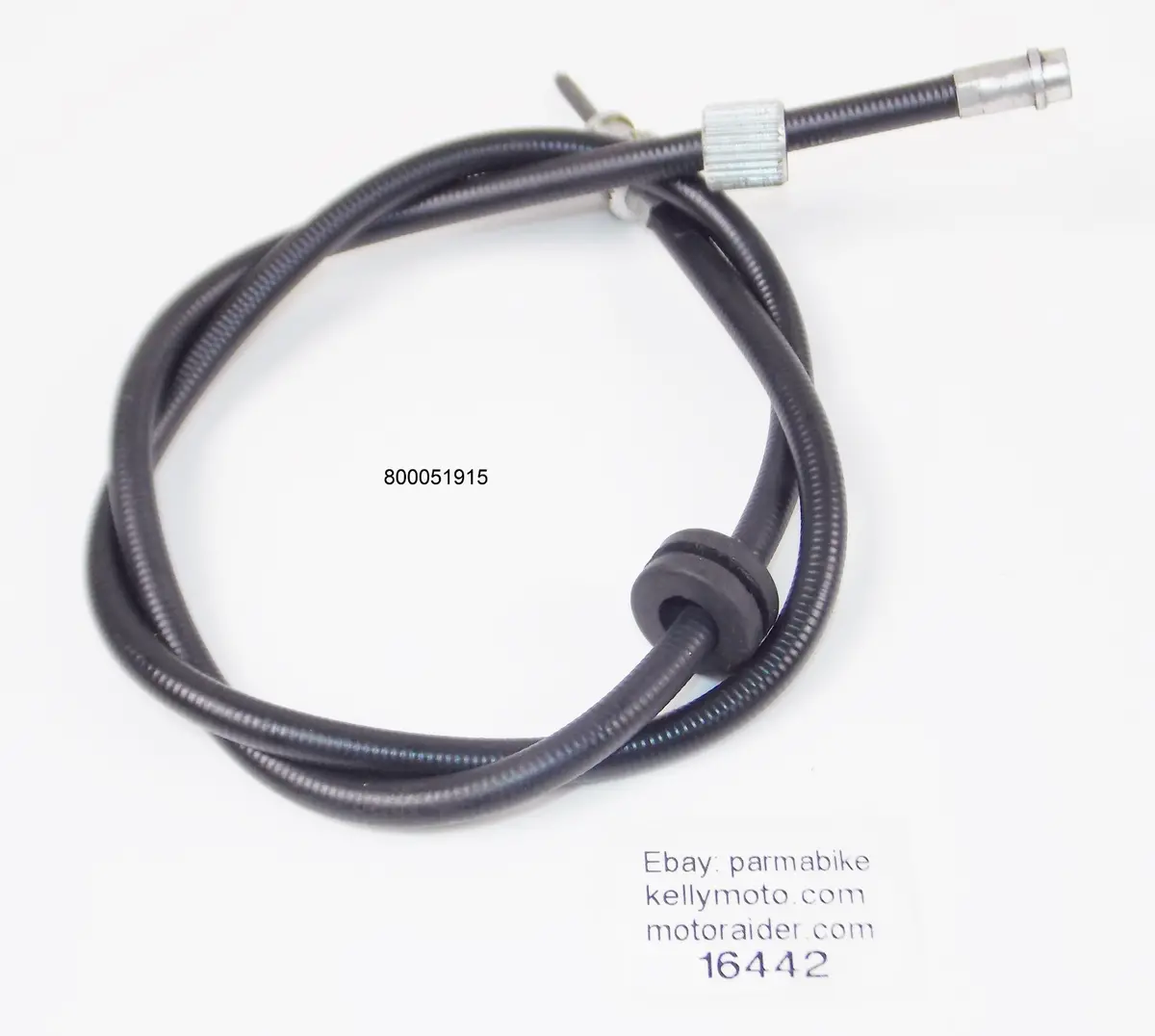 Oem Cagiva Elefant 3 125Black Vinyl Tachometer Cable Assy 800051915 1