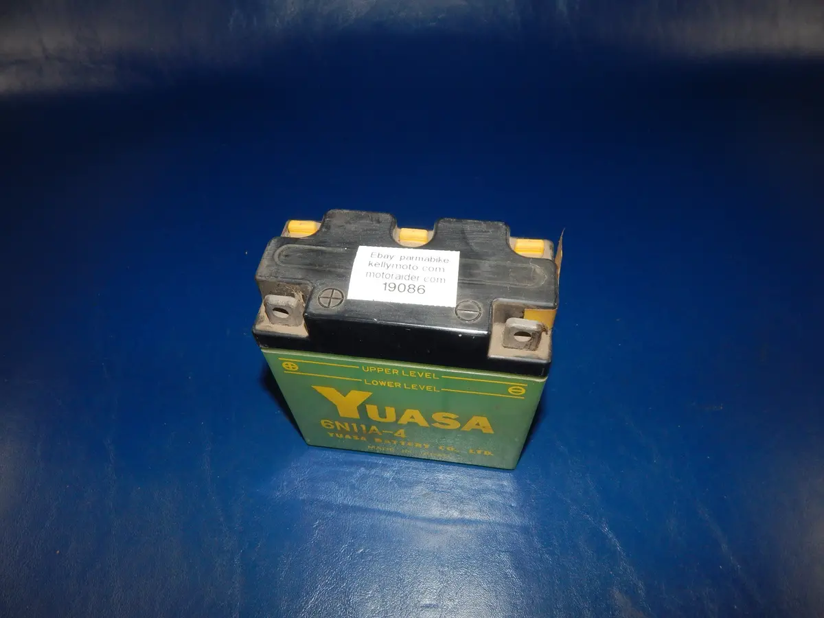 Yuasa Motorcycles Battery 6N11a-4 Snowmobile Quad Moped Atv Vintage 1