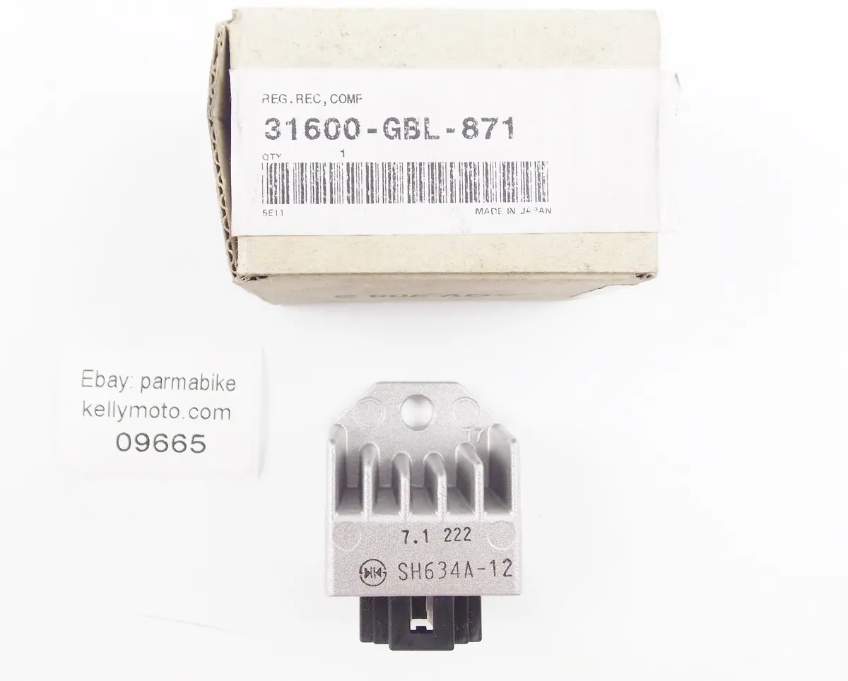 Nos Oem Honda 2003-2004 Crf230 1994-2001 Sa50 Rectifier Regulator 31600-Gbl-871 1