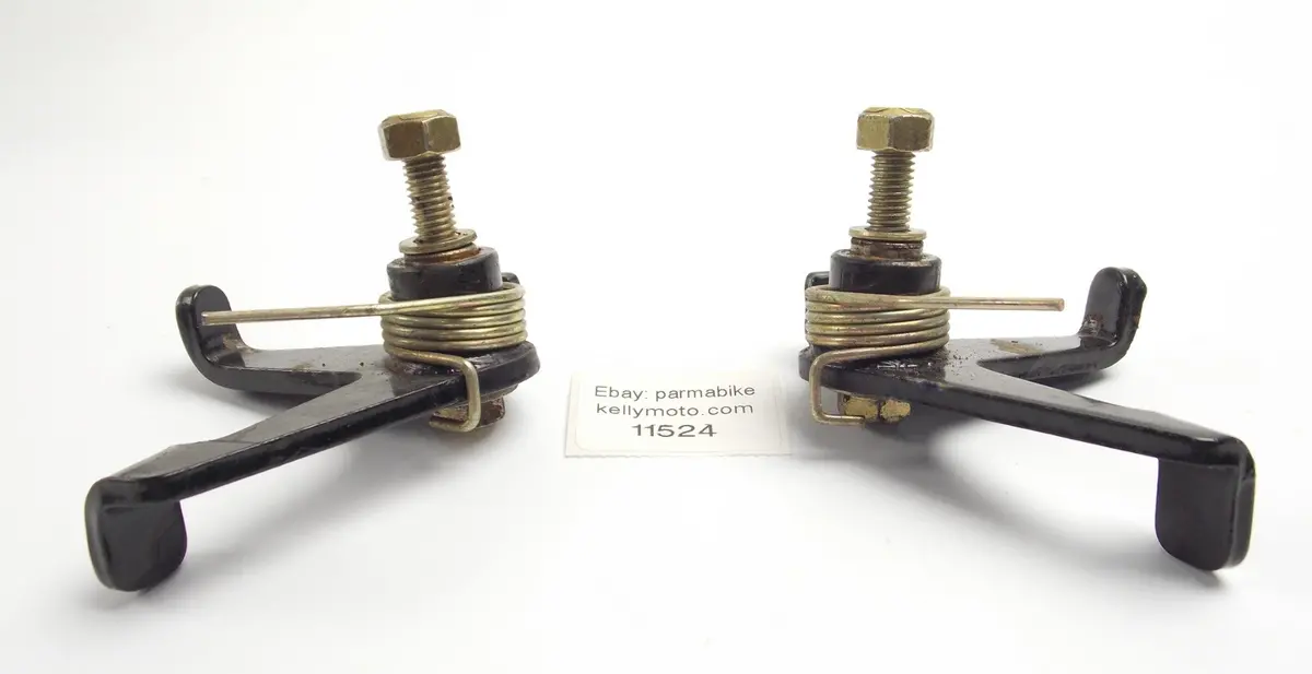 1986 Cagiva 125 Elefantre Rh Lh Seat Saddle Latches Hinges Levers Springs Bolts 1