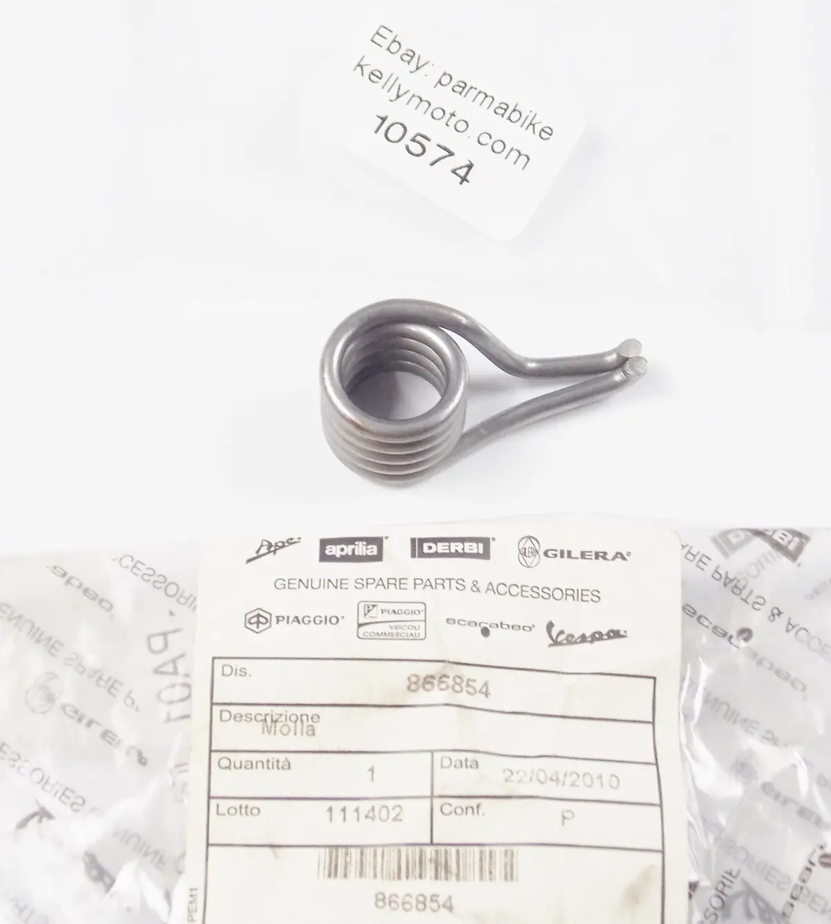 Oem Piaggio 2006 Derbi Senda 125 866854 Shift Shaft Axle Selector Return Spring 1