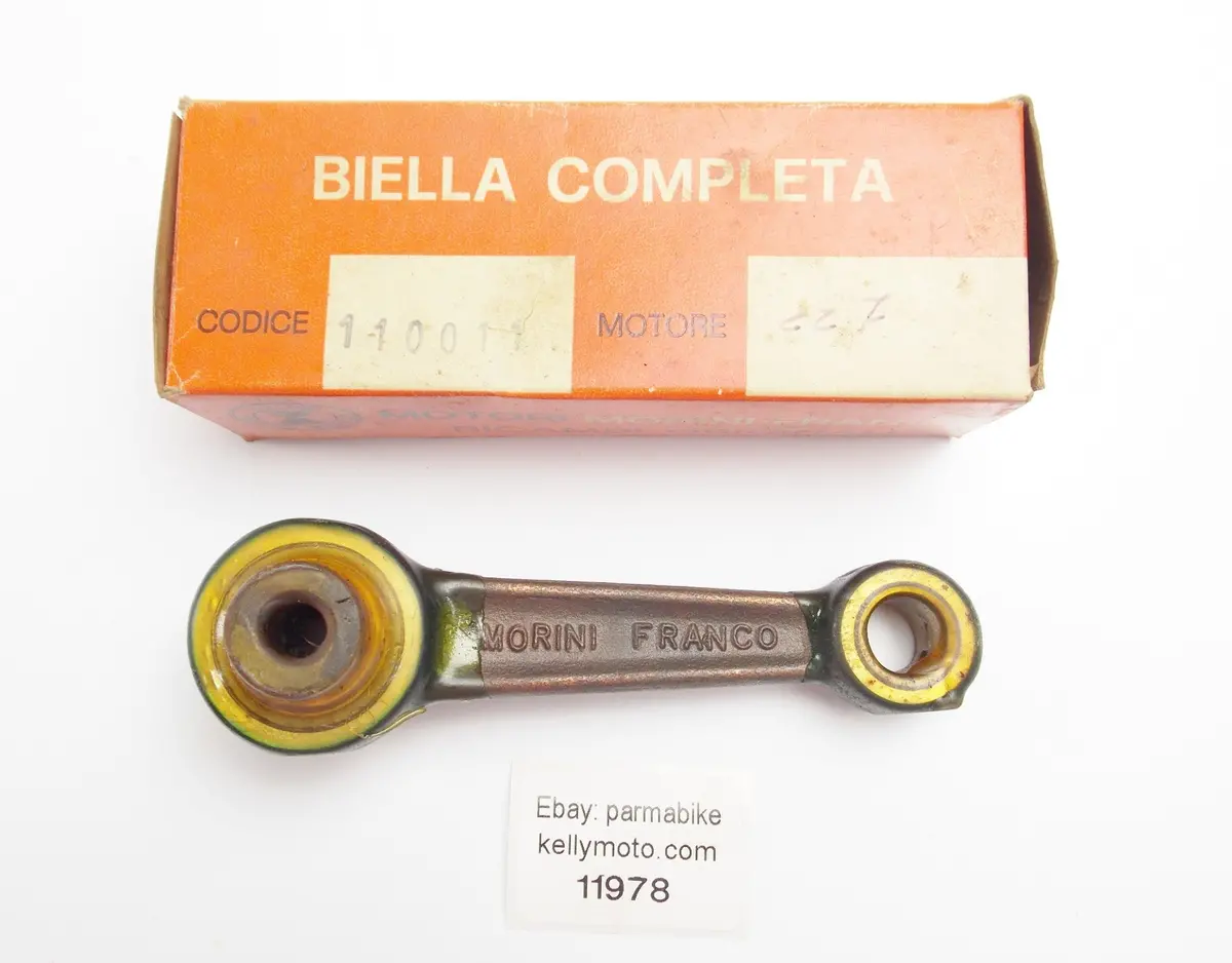 Nos Franco Morini 11.0011 Piston Connecting Rod + Pin Engine Motor Cz7 1