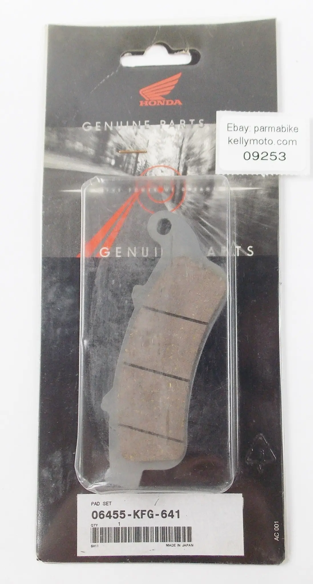 Nos Oem 1998-2002 Honda Fes 125 Phanteon Front Brake Pads Set 06455-Kfg-641 1