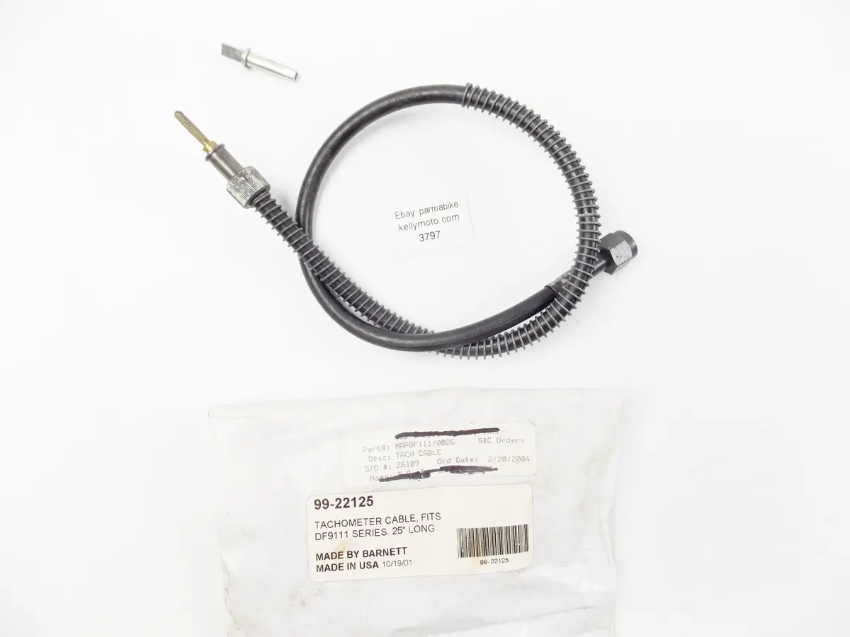 Nos Barnett Triumph Tachometer Tach Cable 25'' Long Mapdf111/0026 1