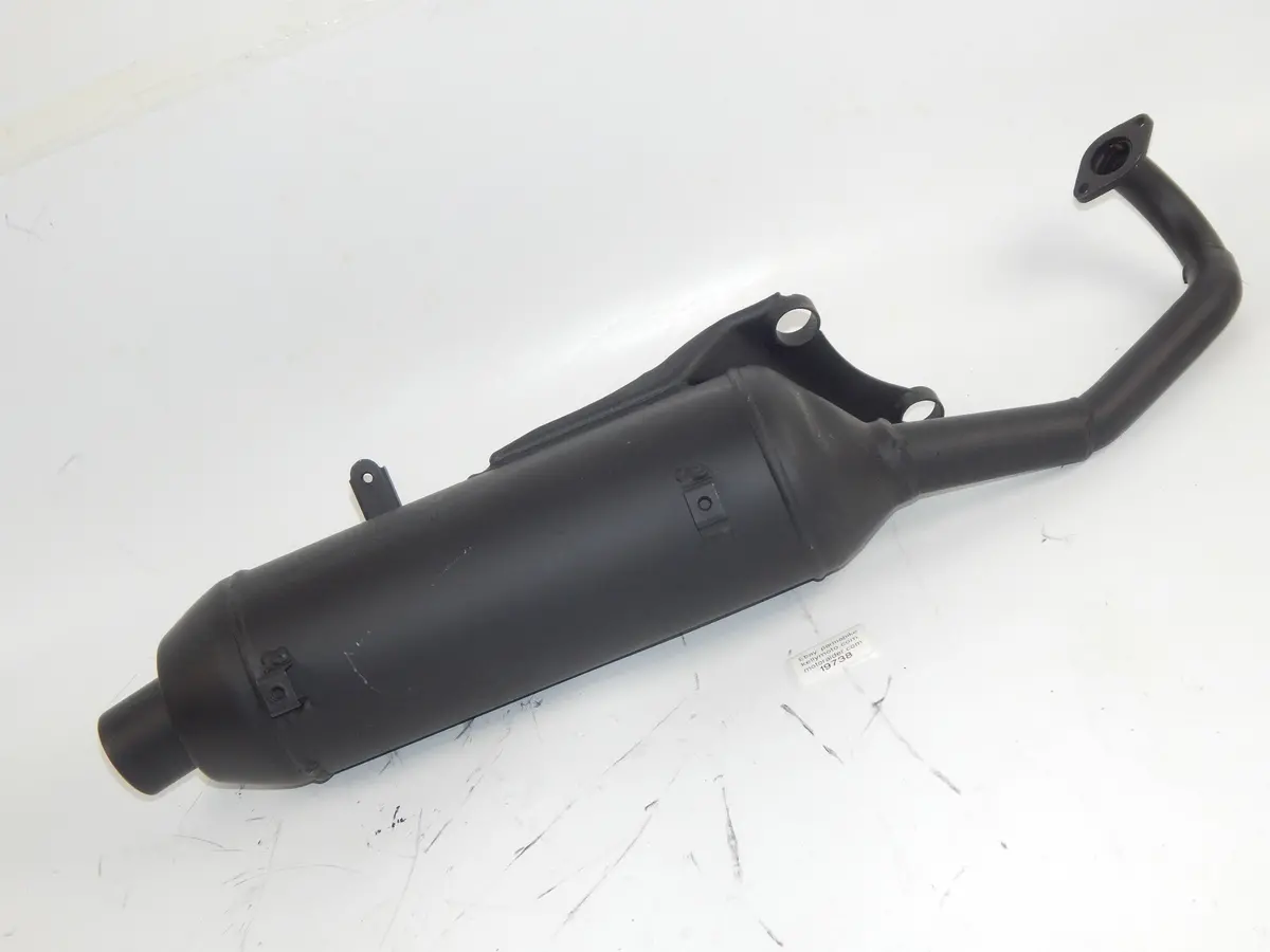 Oem Nos 1997-2000 Suzuki Katana 50 Scooter Black Exhaust Muffler Pipe *35E7* 1