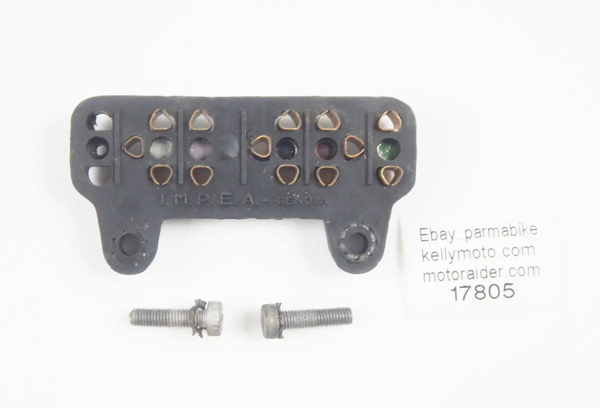 Vintage Scooter 1960 Lambretta Li 150 Electric Wire Cable Board Conector Italy 1