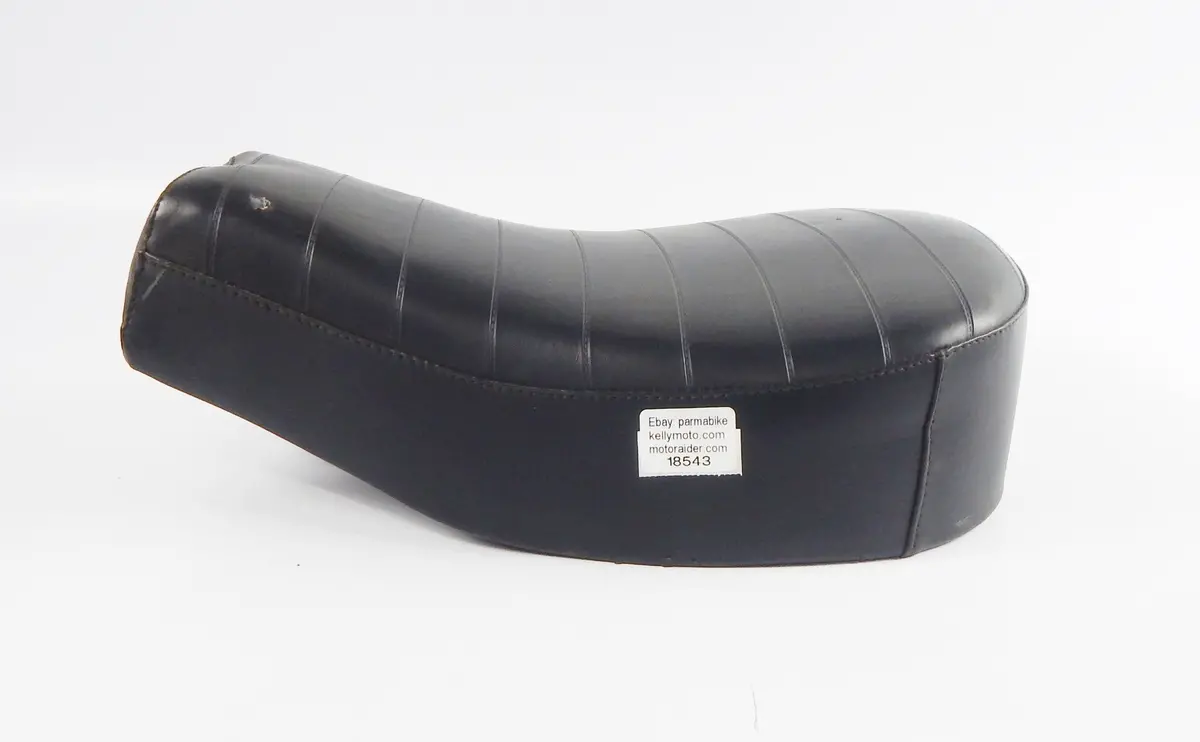 Nisa Saddle Seat Black L=16" W=10" Morini Garelli Benelli Guzzi Mv Vintage Italy 1
