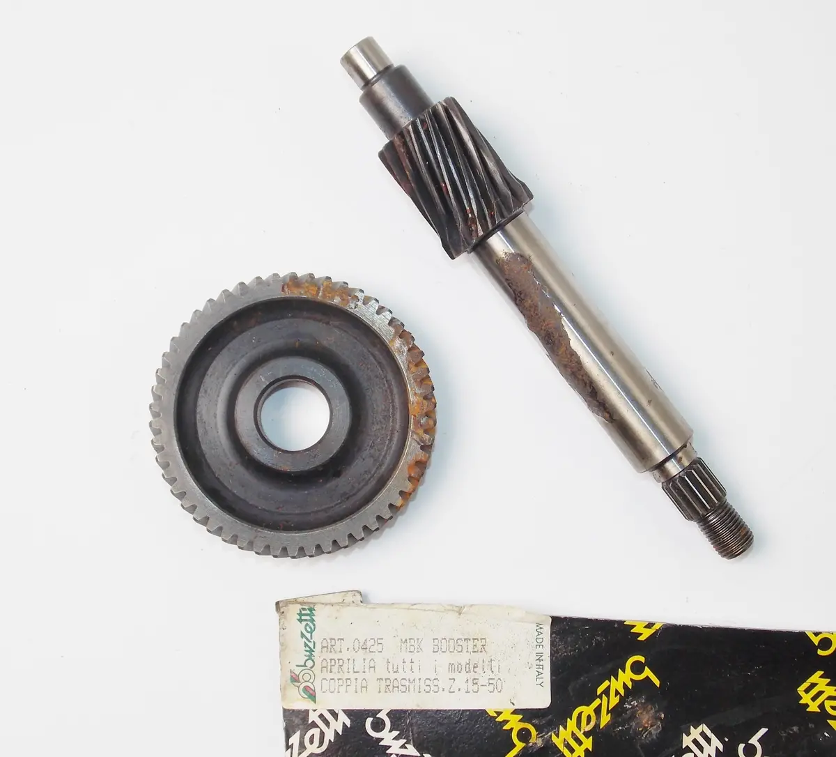 Nos Buzzetti Art 0425 Transmission Gear Shaft Z=15-50 Mbk Booster Aprilia All 1