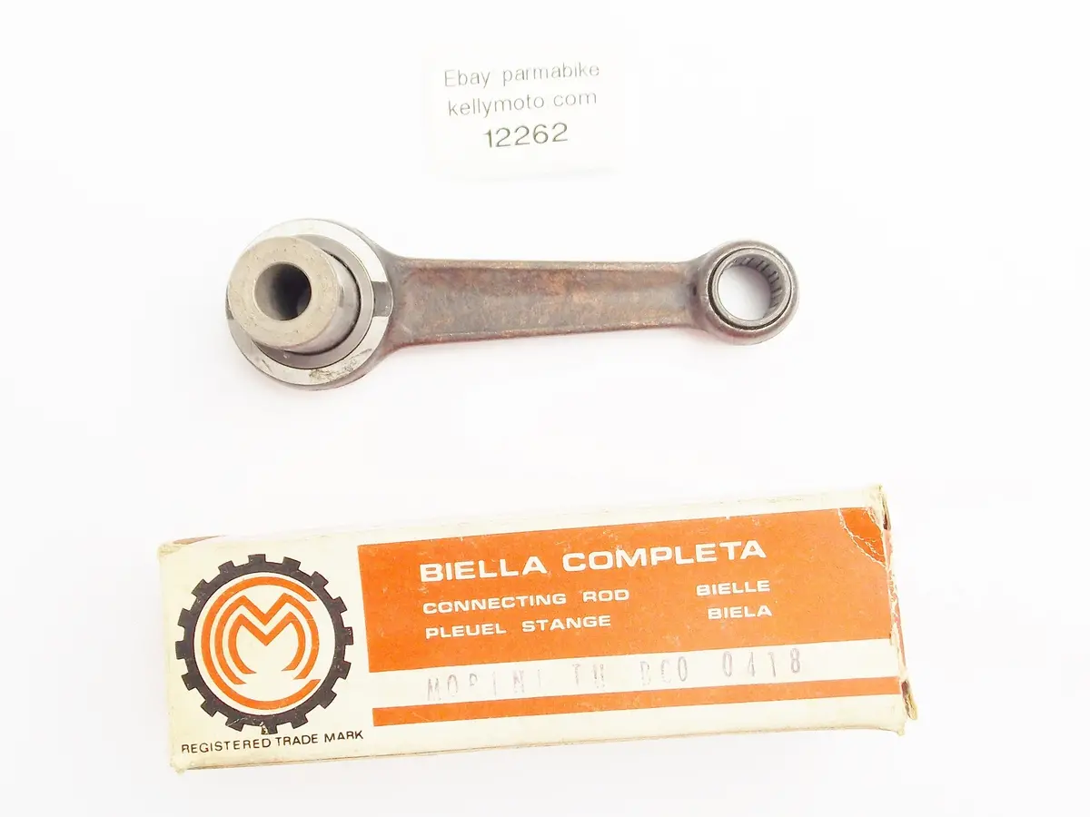 Mmc Conneting Rod + Pin + Roller Bearings Set Cpl. Morini Turbo Bco 0418 1