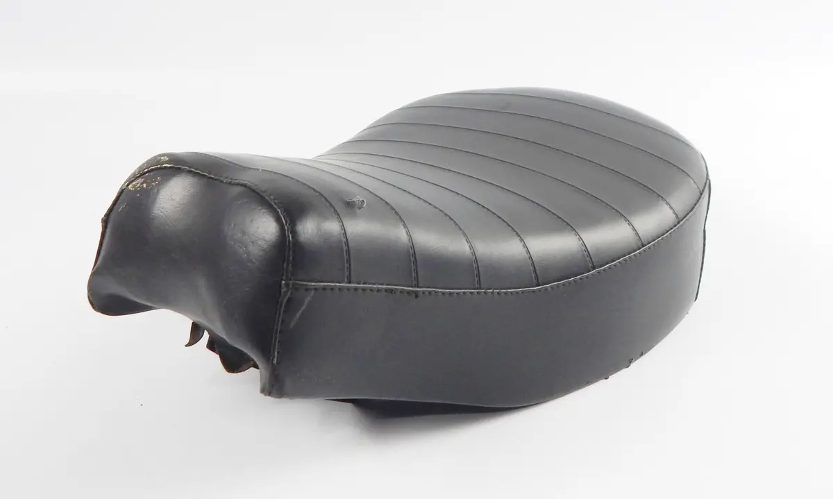 Nisa Saddle Seat Black L=16" W=10" Morini Garelli Benelli Guzzi Mv Vintage Italy 2