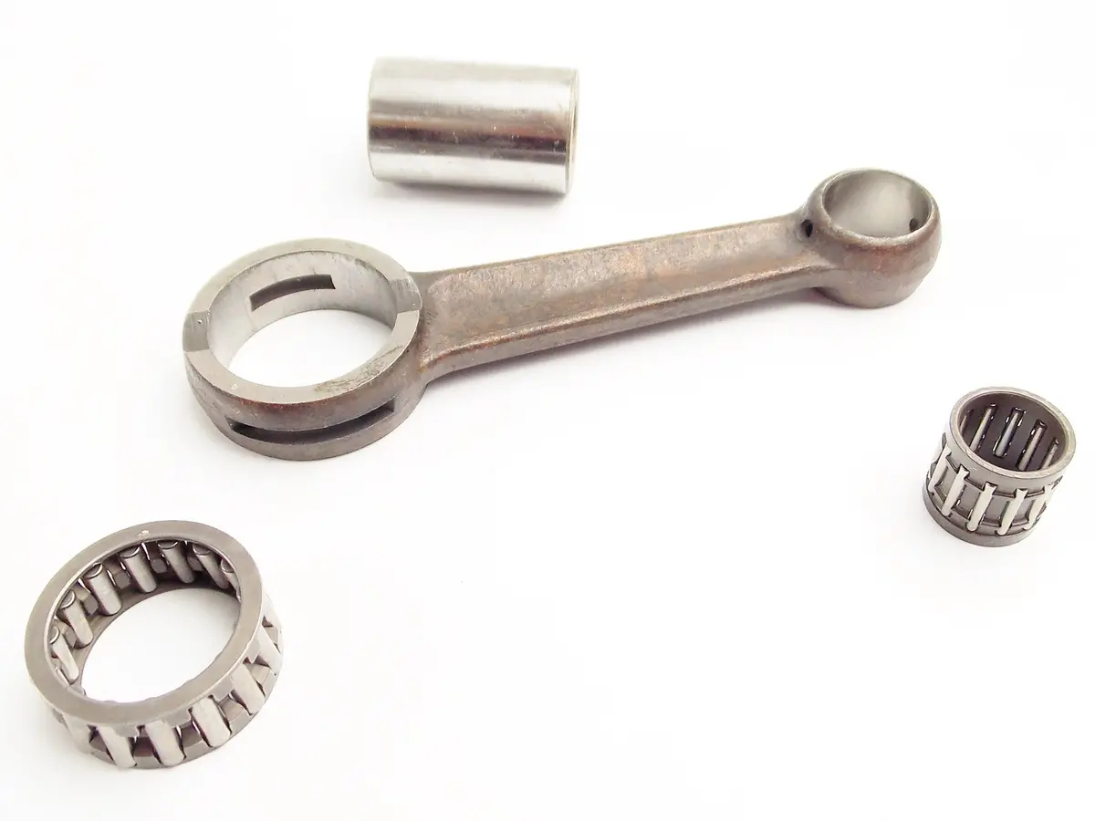Mmc Conneting Rod + Pin + Roller Bearings Set Cpl. Morini Turbo Bco 0418 2