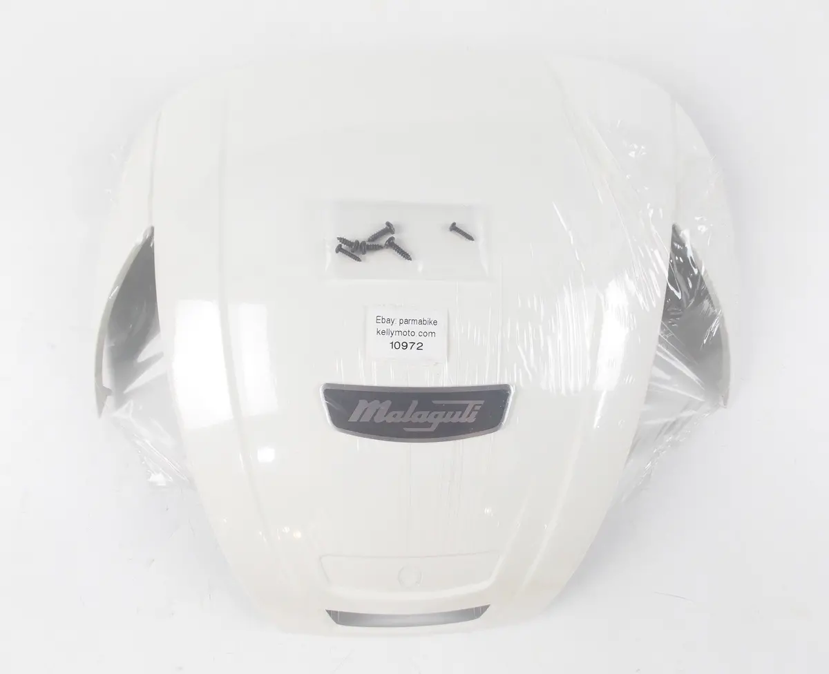 Oem Malaguti Password 250/Blog 125 Top Case Cover Panel 065.111.75 Ivory White 2
