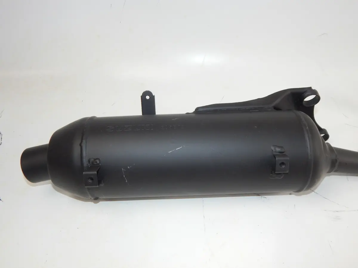 Oem Nos 1997-2000 Suzuki Katana 50 Scooter Black Exhaust Muffler Pipe *35E7* 2