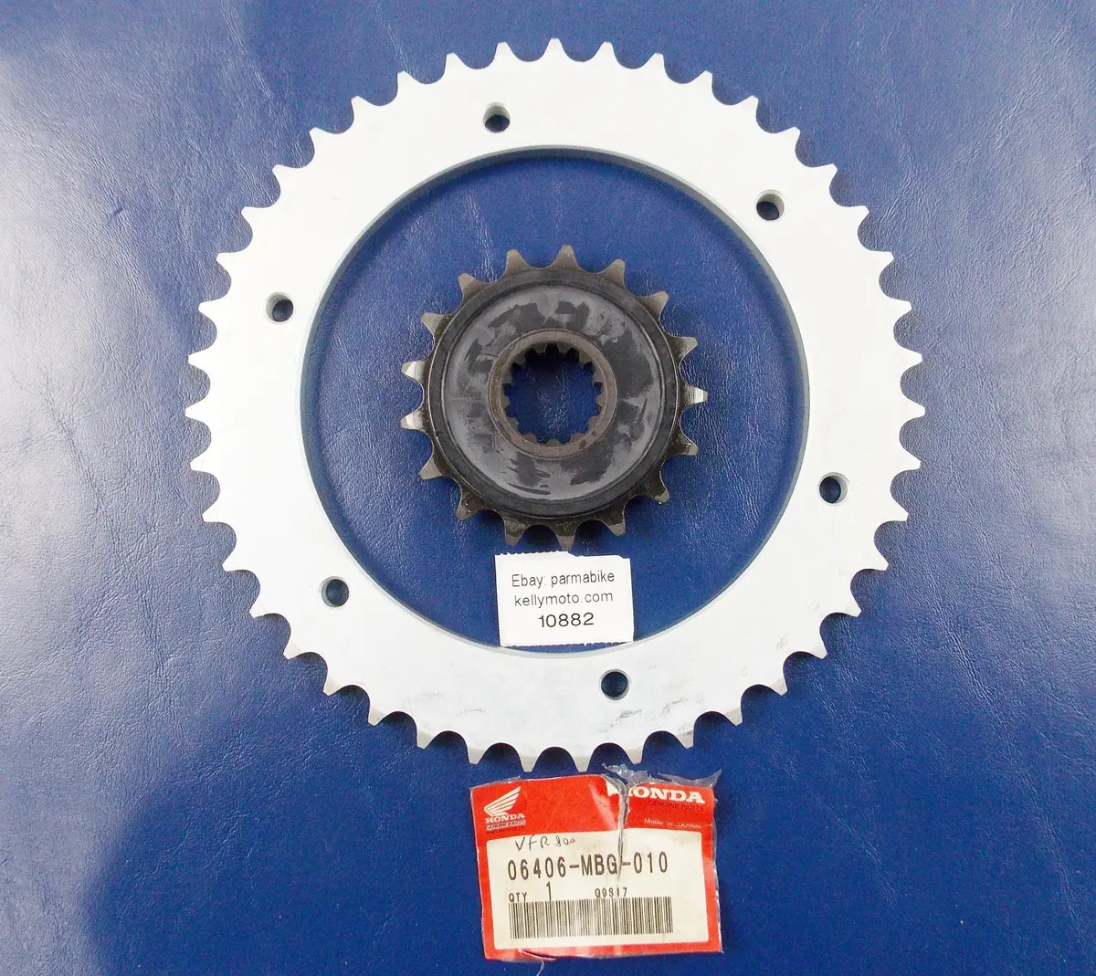 Oem Honda 1998-2000 Vfr800 Front Sproket 17T / Rear Sproket 43T 06406-Mbg-010 1
