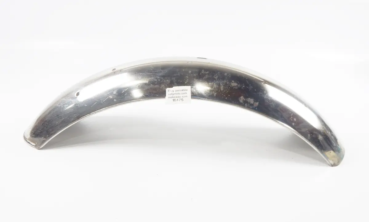 Vintage Motorcycle Mudguard Rear Fender Steel L=31" W=7" Fantic Gilera Ducati 1