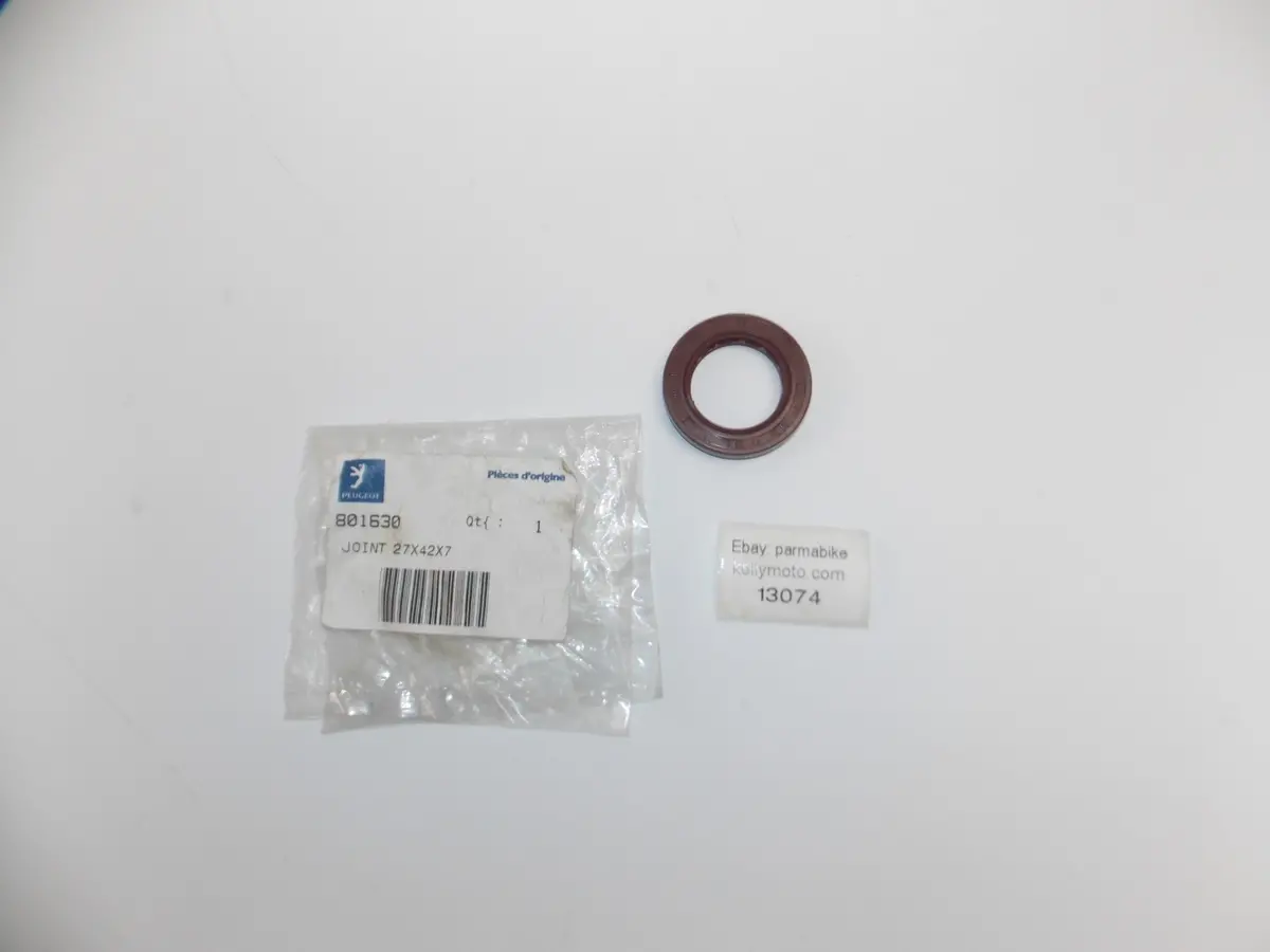 Oem Peugeot 2018 Tweet 125 / Tweet 50 A X Crankcase Oil Seal 27X42x7 # 801630 1