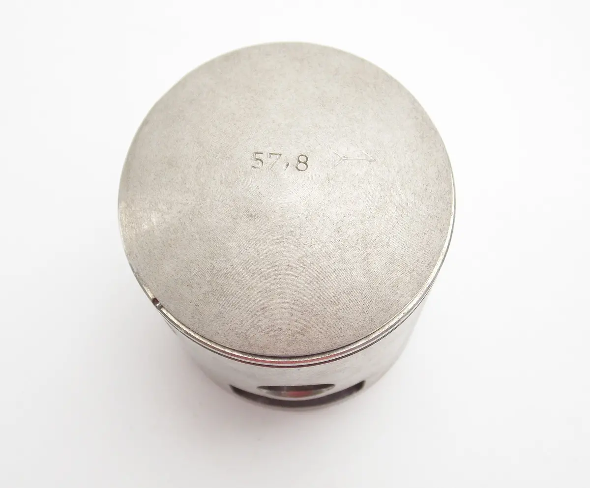 Nos Asso Werke Piston + Ring + Pin + Clips Diameter 57.8 Mm Hight 72 Mm 2