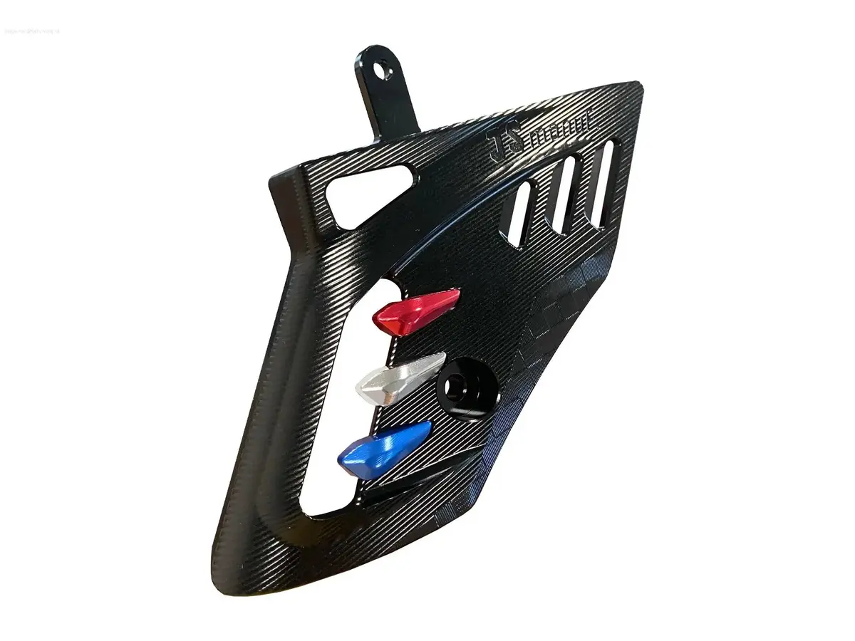 Fork Cover Js Manuf Cnc Black With Multiple Colours | Vespa Gts/Gts Super 125/300Cc (`22-) 1