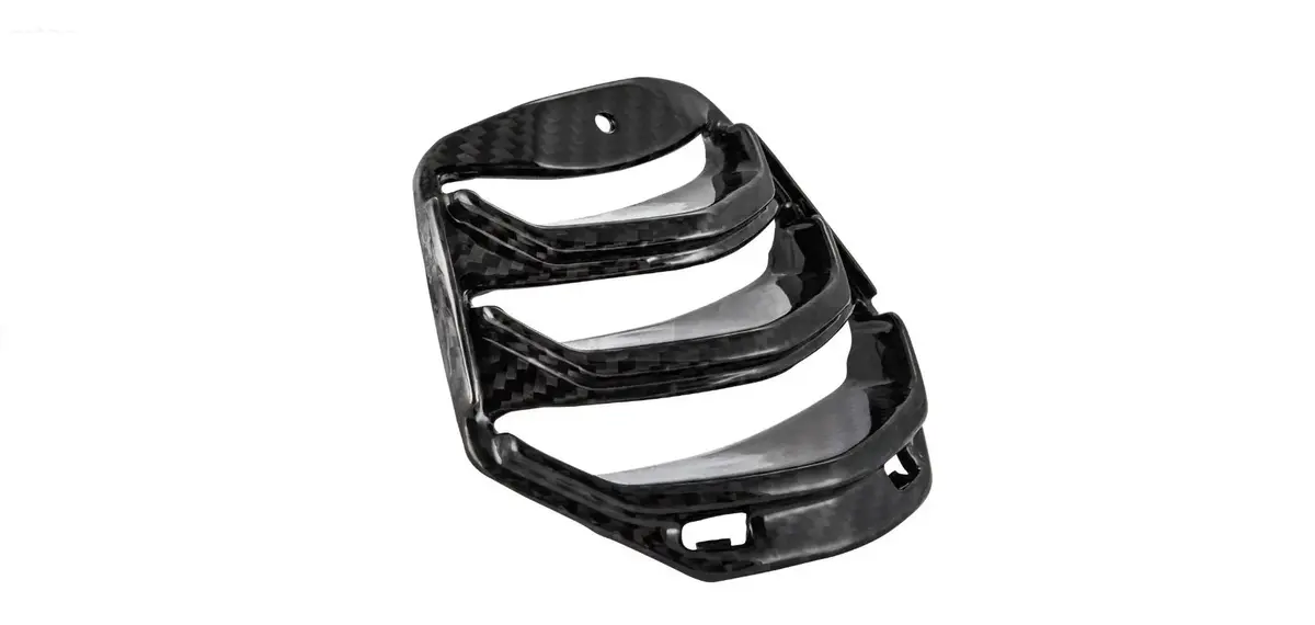 Carbon Fiber Horn Cover Inlay Racefoxx | Vespa Gts/Gts Super 125/300Cc (`23-) 1