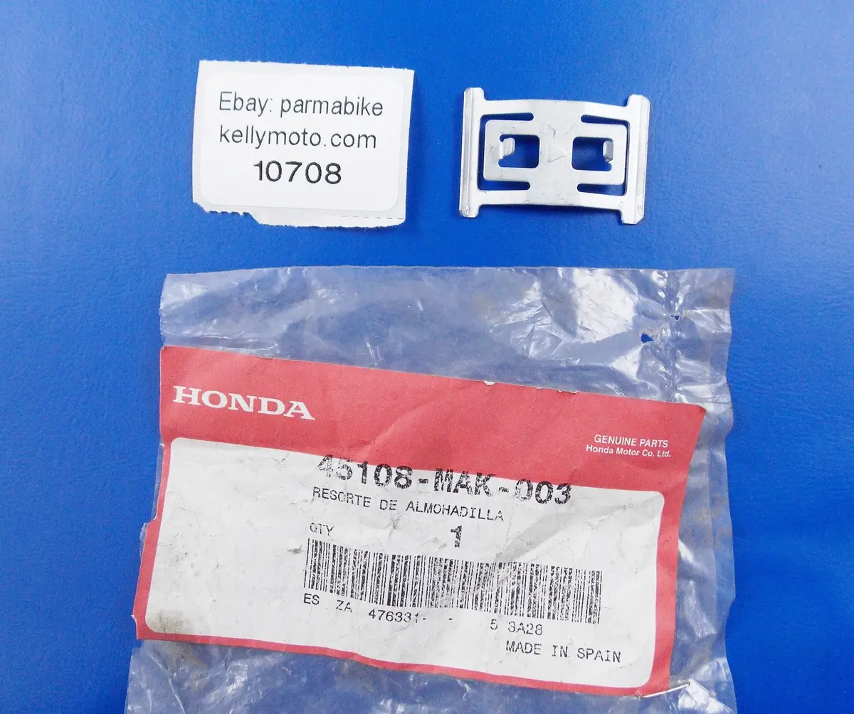 Nos Oem Honda 1997-2002 Cb500 | 1998 Slr650 Pad Spring 45108-Mak-003 1